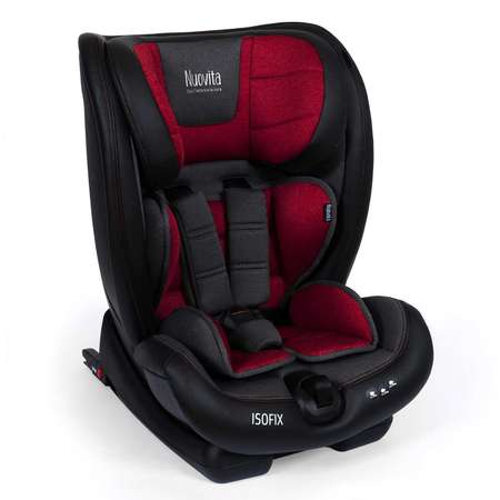Автокресло Nuovita Maczione N123i-1 Isofix 1/2/3 (9-36 кг) бордовый