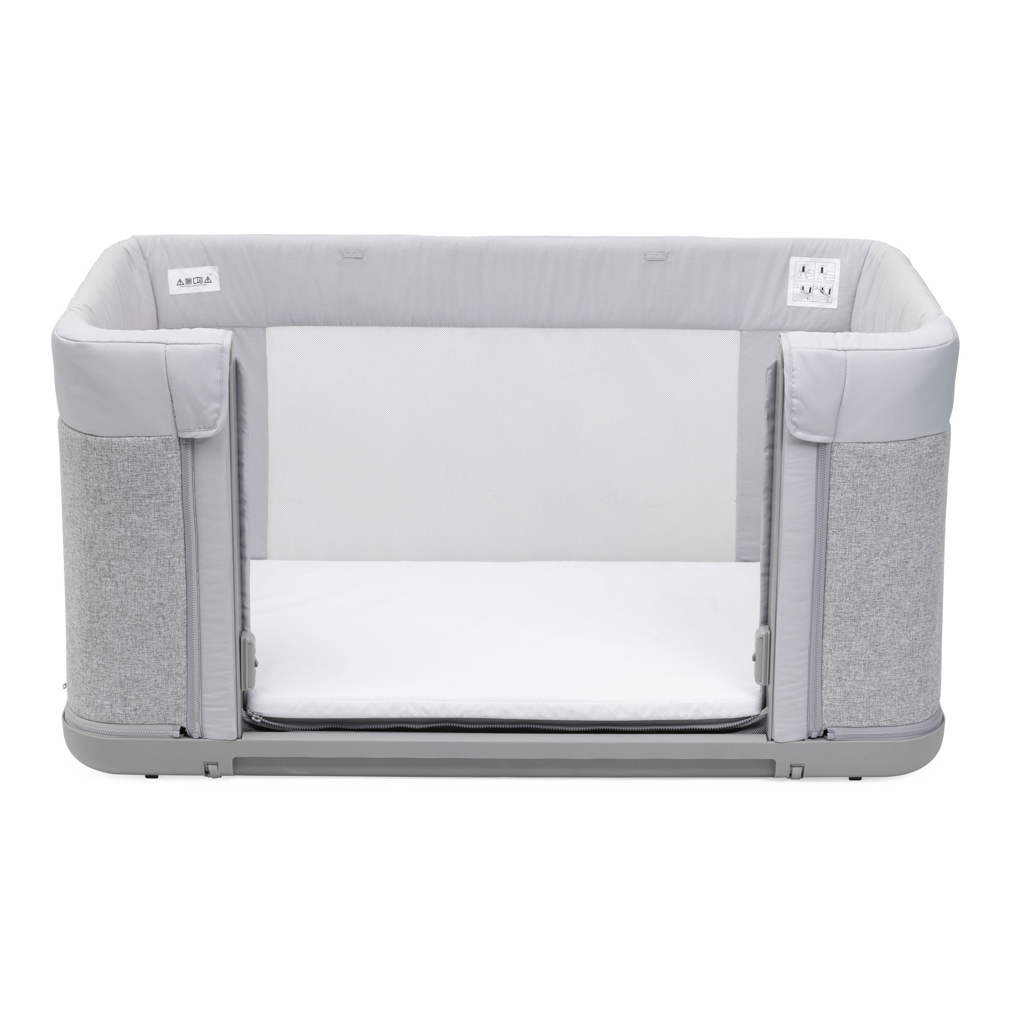 Детская кроватка Chicco Next2Me Forever 3в1 с рождения до 4 лет Ash Grey, без маятника - фото 19