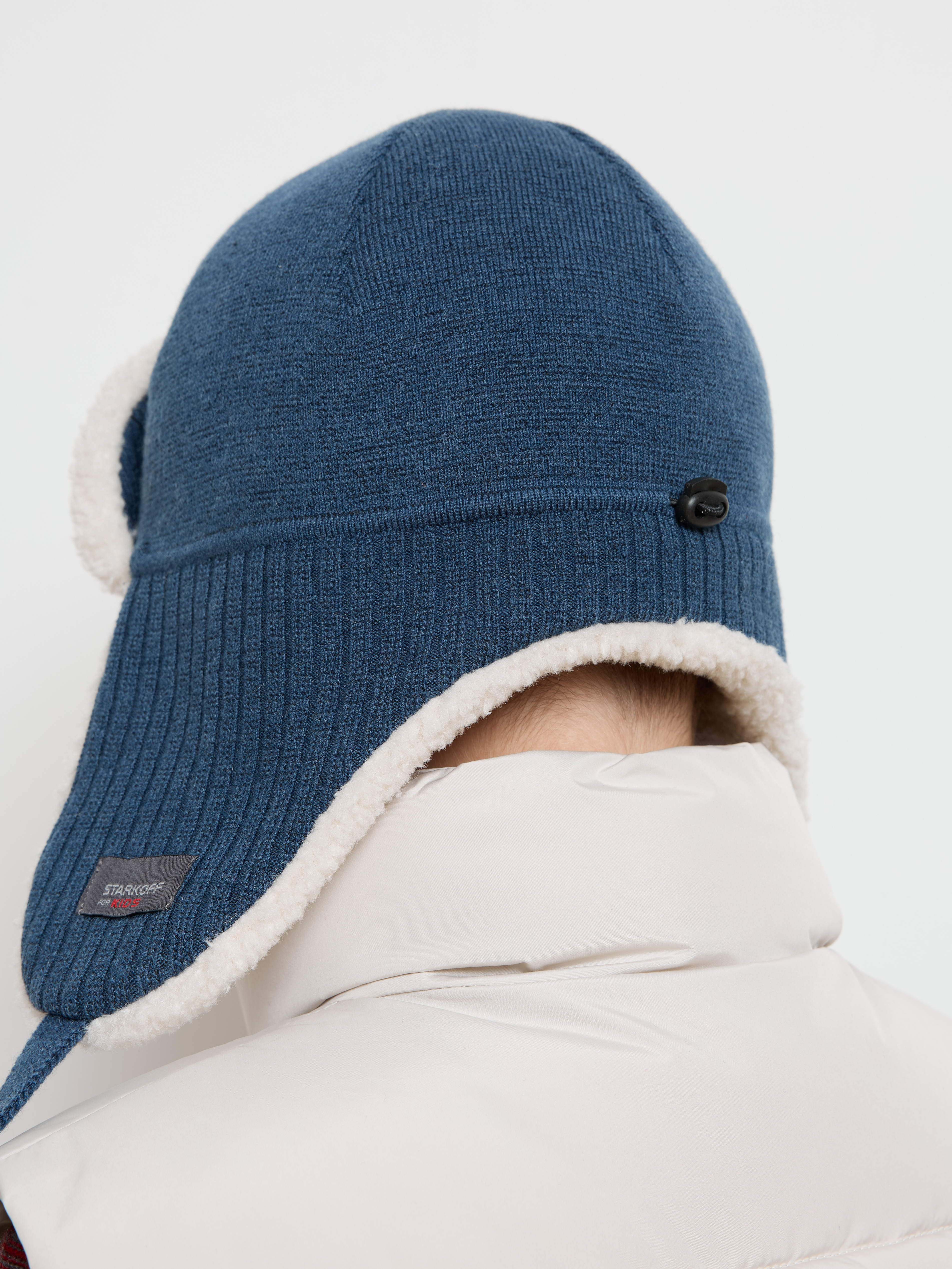 Шапка-ушанка Starkoff Kids Д500928/15 - фото 9