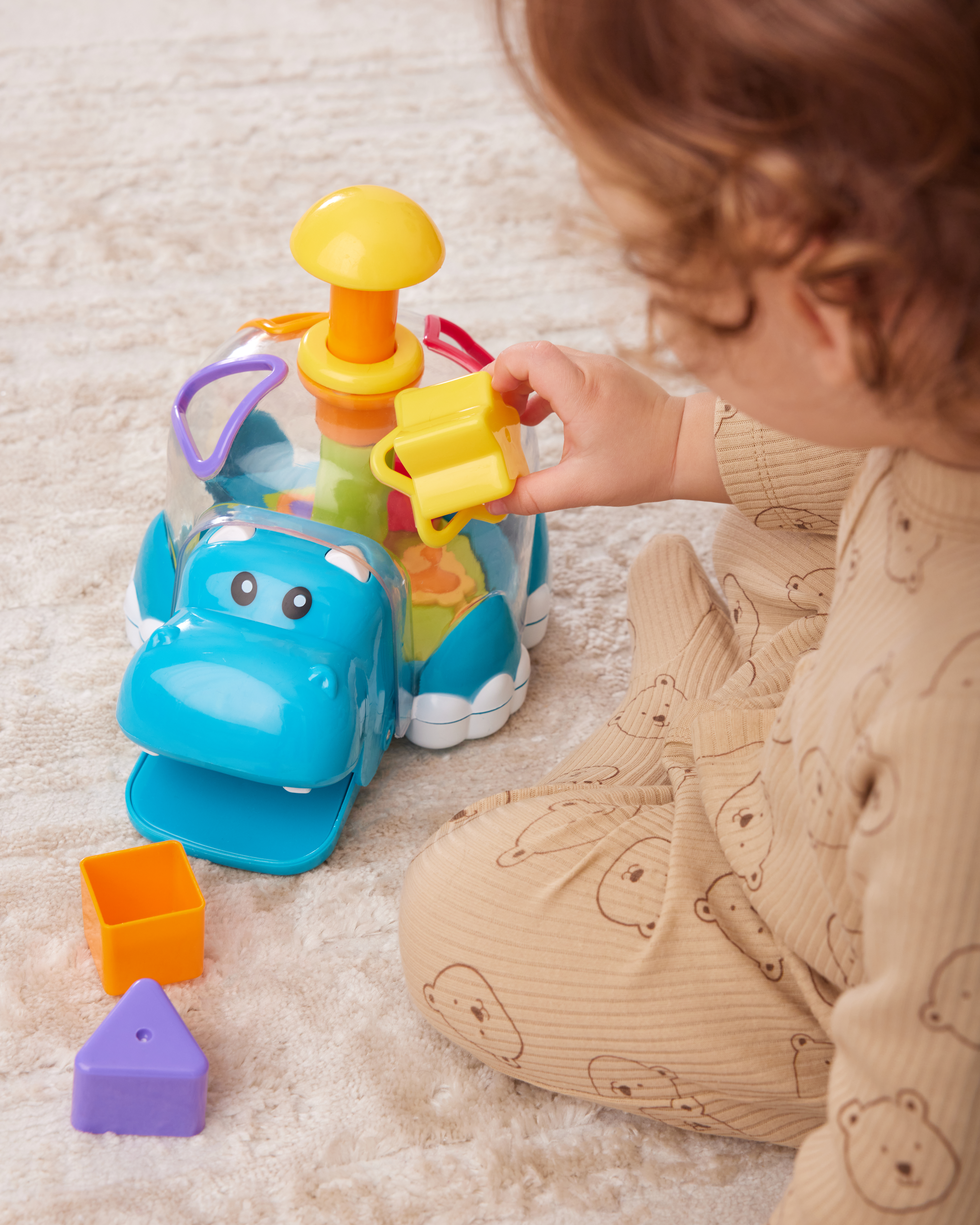 Игрушка BabyGo сортер Бегемот - фото 4