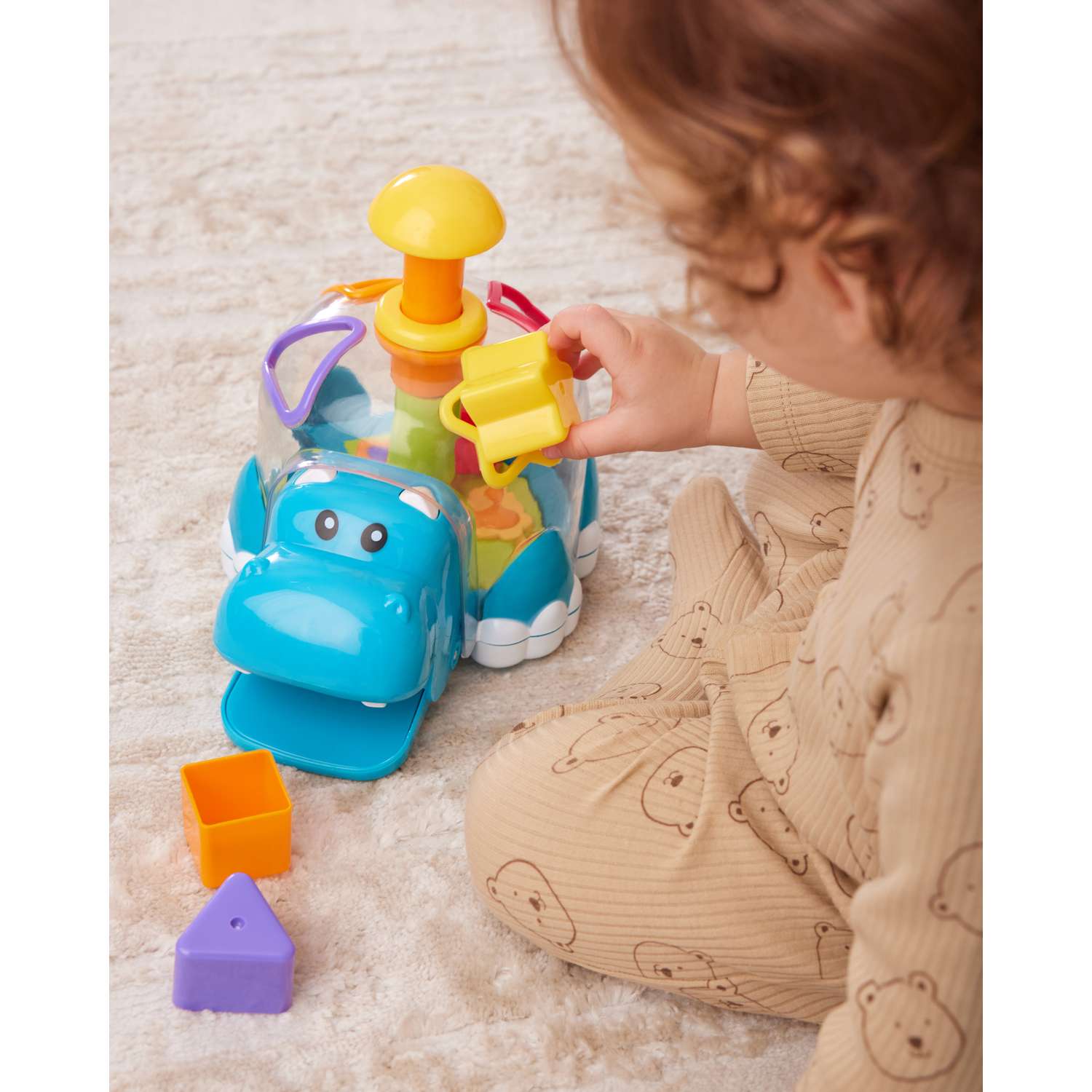 Игрушка BabyGo сортер Бегемот - фото 4