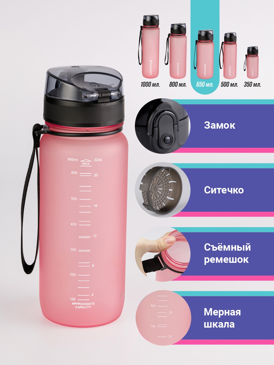 Бутылка UZSPACE 650 мл - фото 5