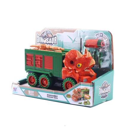 Конструктор Limei Динозавр-пожарная машина сборная игровая модель