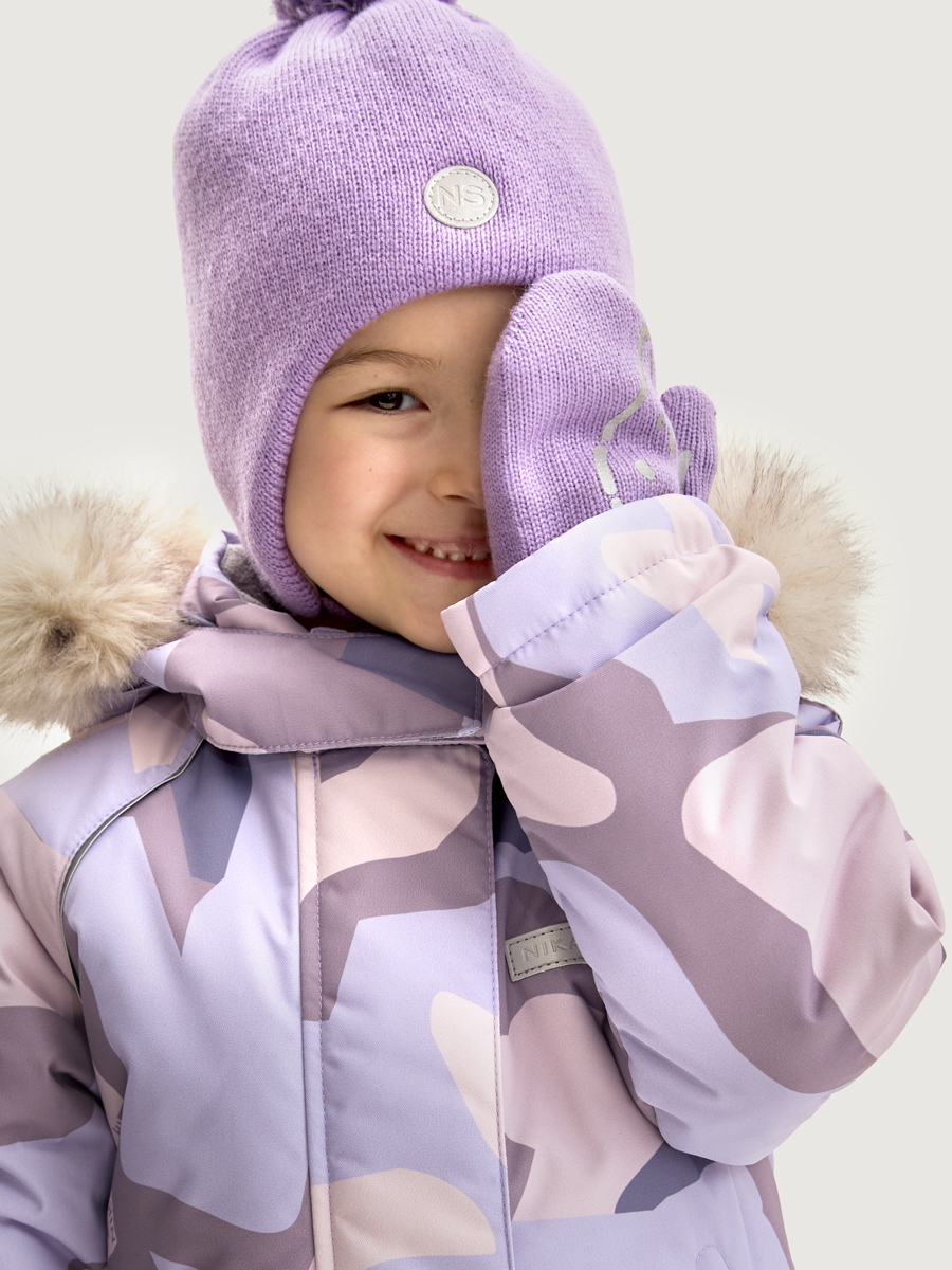 Варежки NIKASTYLE 14з17025 фиалка - фото 2