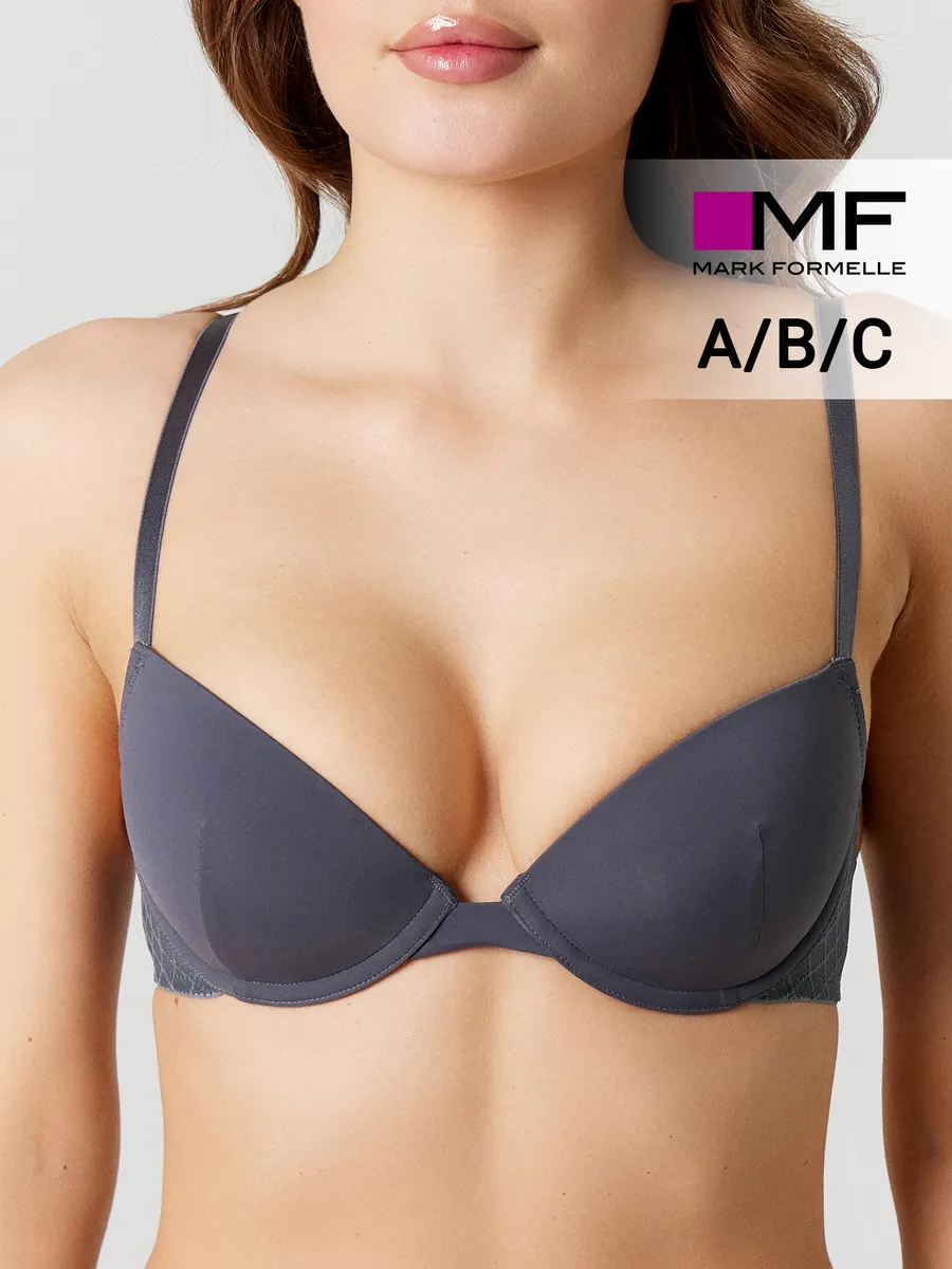 Бюстгальтер Mark Formelle (Марк Формэль) 512525/темно -серый - фото 2