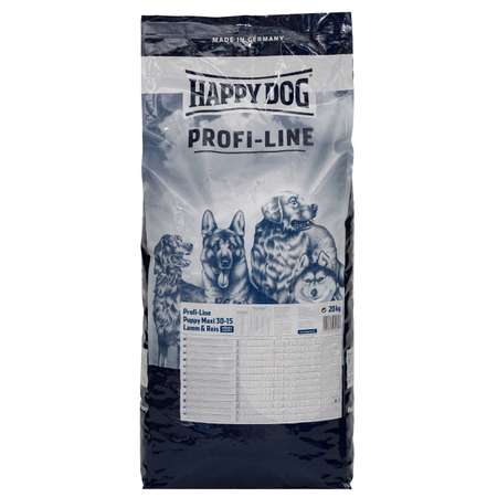 Корм для собак Happy Dog Profi Puppy Maxi ягненок-рис 20кг
