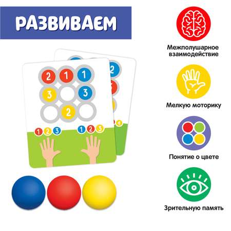 Настольная игра IQ-ZABIAKA Разложи шарики