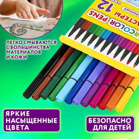 Фломастеры Юнландия 12 цв.