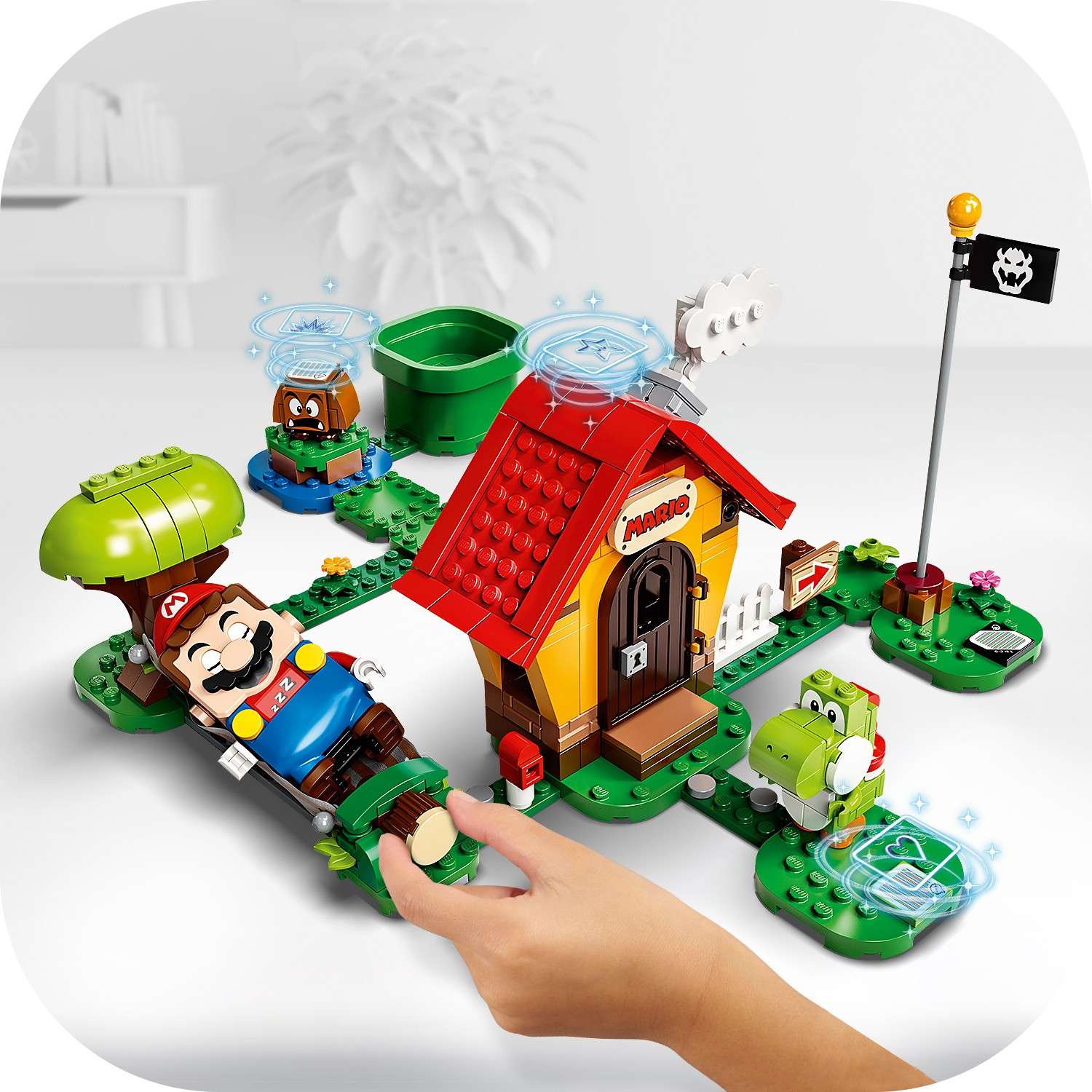 Конструктор LEGO Super Mario Дом Марио и Йоши блочный - фото 7