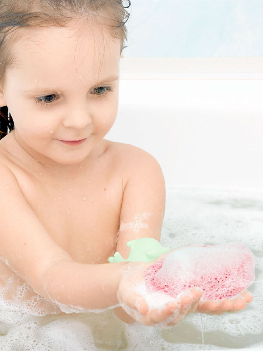 Губка OLANT BABY Розовая - фото 5