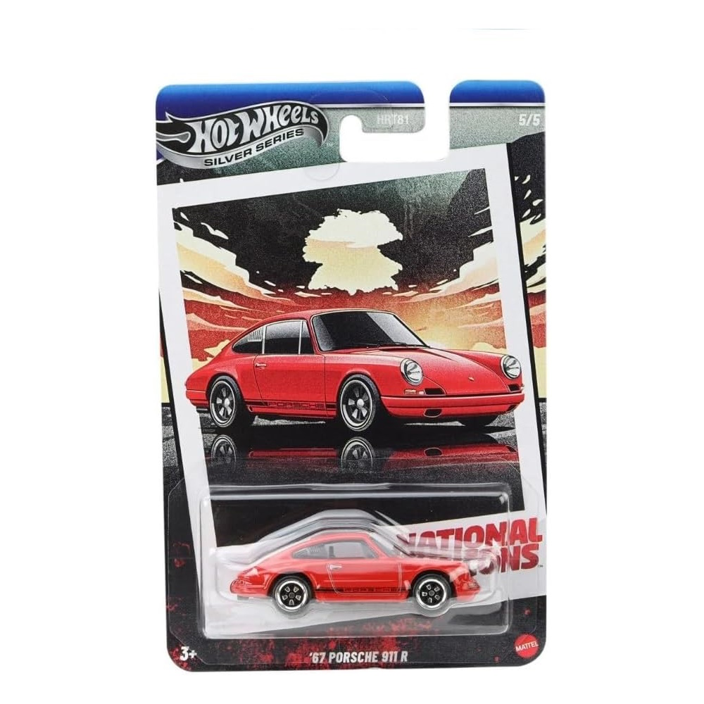 Автомобиль Hot Wheels Porsche 67 911 R 1:64 HRT81/JBY86 - фото 1