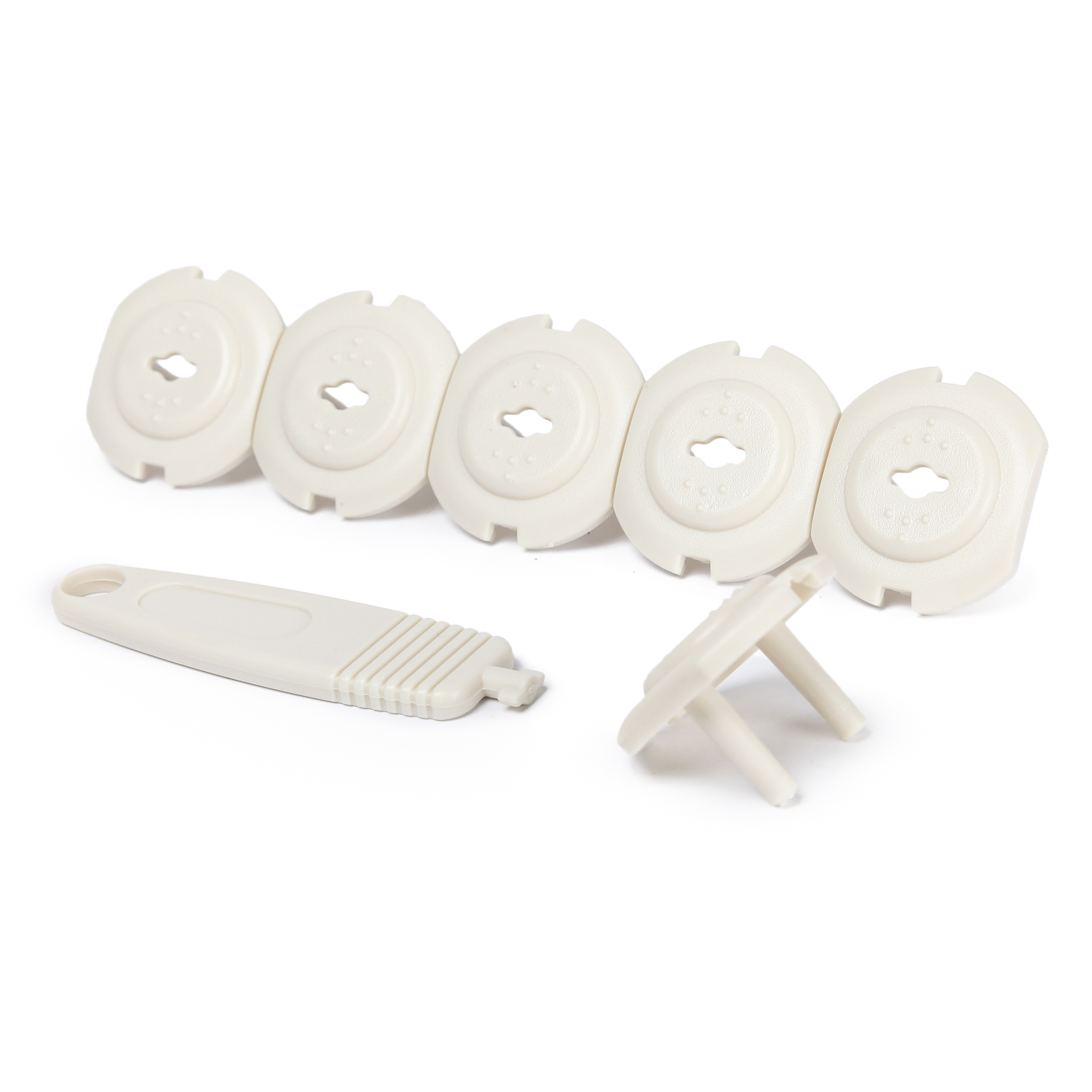 Заглушки для розеток BabyGo 6шт+ключ BD-16042 - фото 2