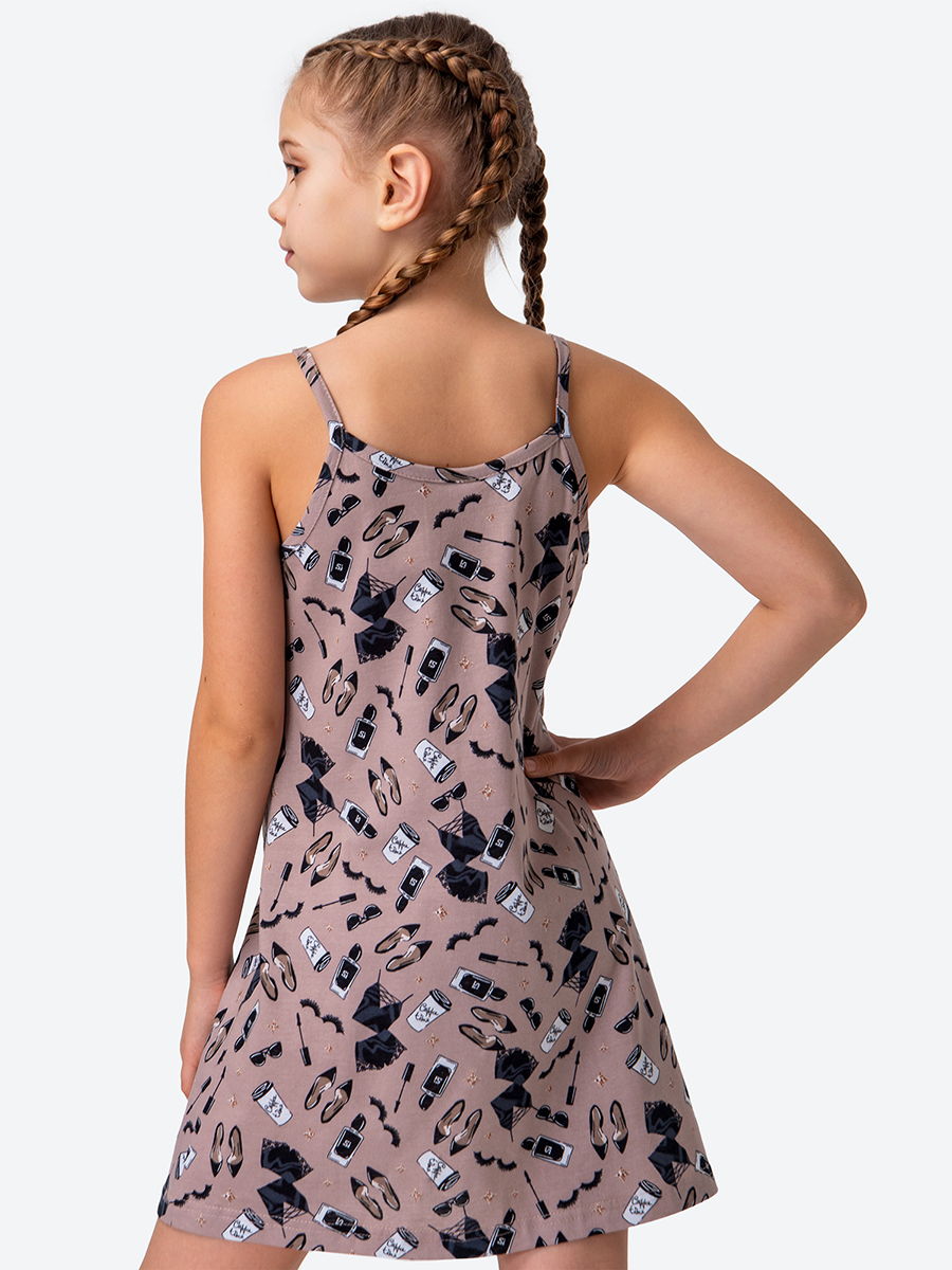 Сорочка ночная HappyFox HF3001MSPстиль.кофейный - фото 4