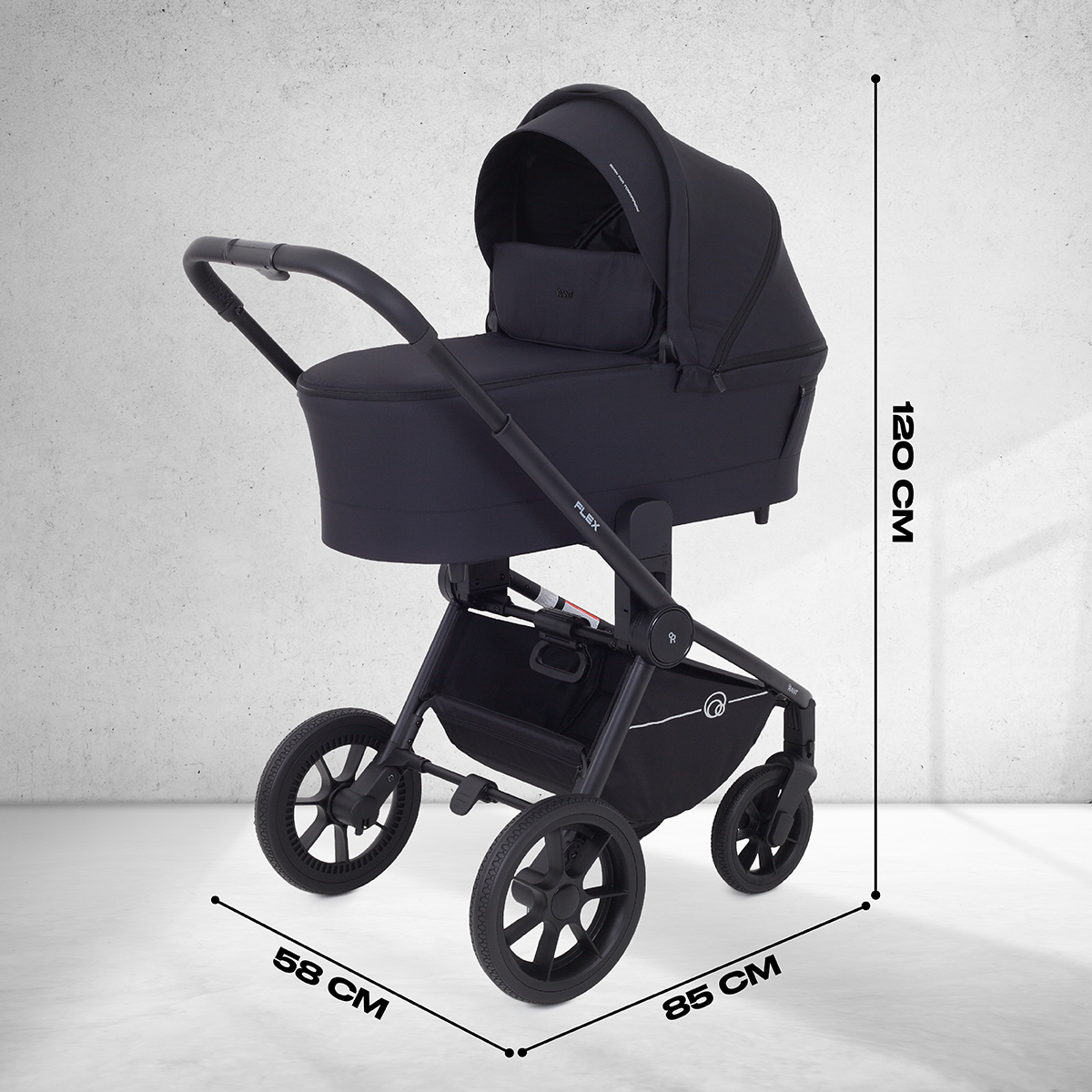 Коляска 3в1 Rant Flex 3 в 1 черный - фото 2