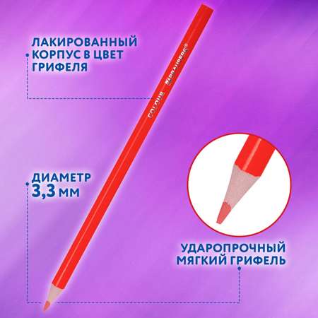 Карандаши цветные Brauberg 36 шт.