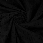Ткань шитье на батисте TBY 1.5 х 2 м, цвет черный