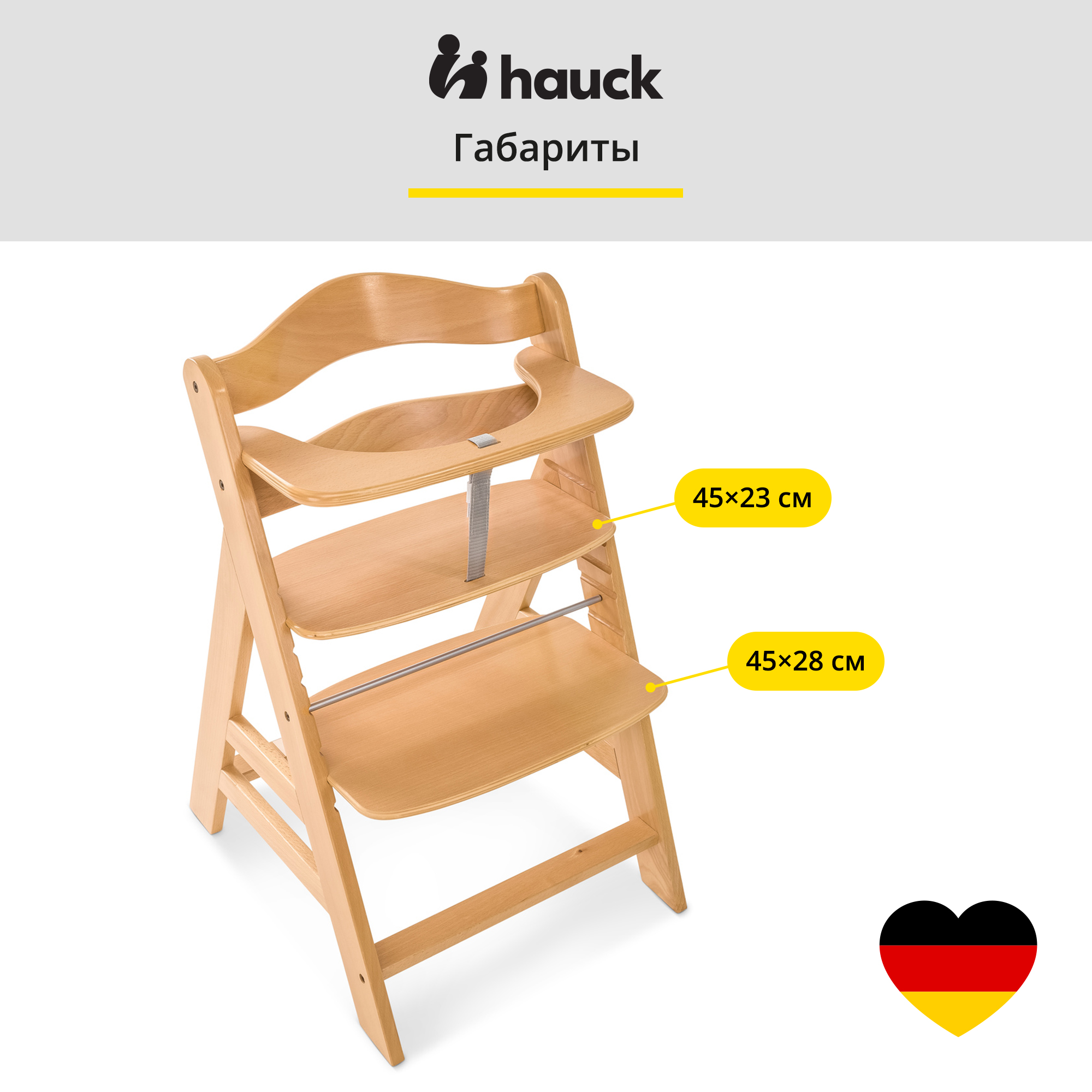 Стульчик для кормления Hauck Alpha трансформер - фото 8