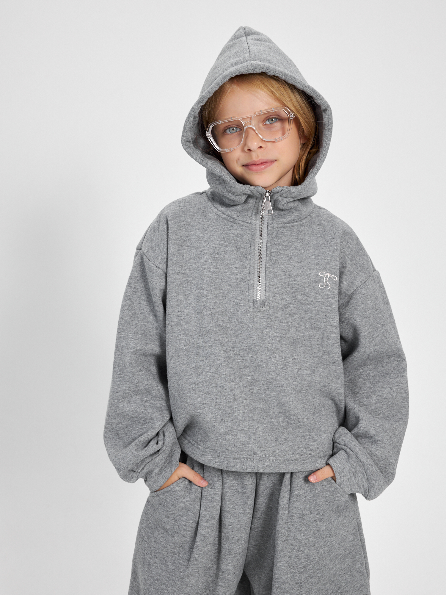Худи и брюки Crimea Baby LACE_grey - фото 10