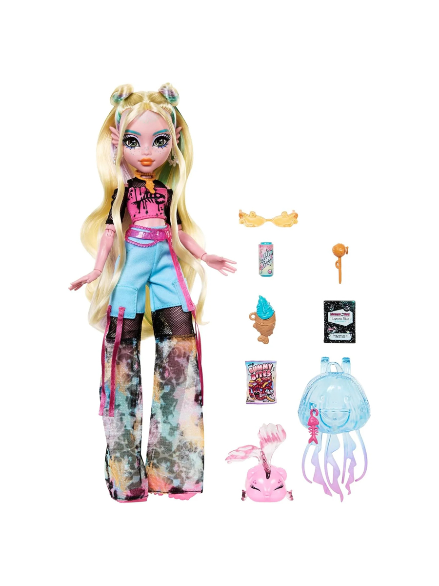 Кукла модельная Monster High Голубая Лагуна HXH75 00-00019775 - фото 3