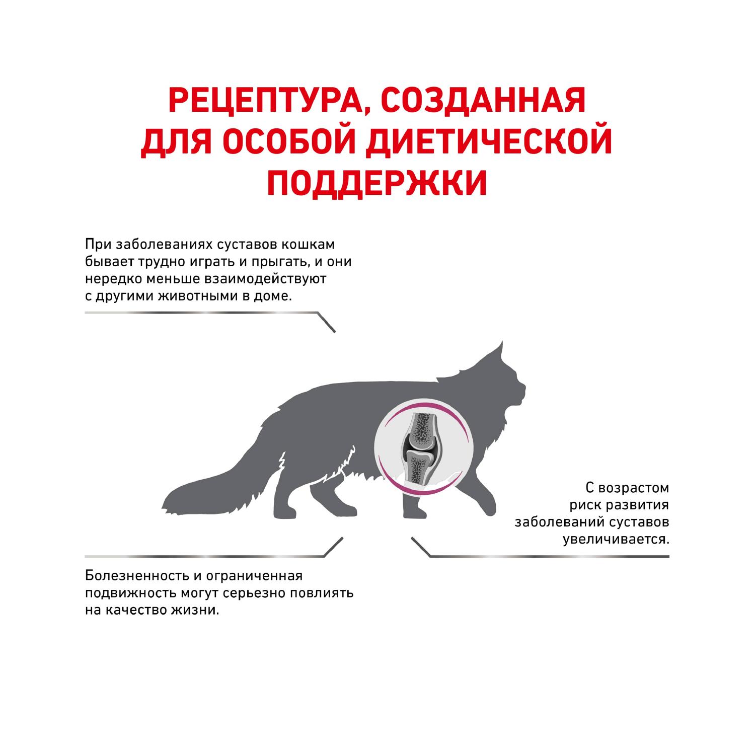 Корм для кошек ROYAL CANIN Mobility MC28 лечение суставов 2кг - фото 3