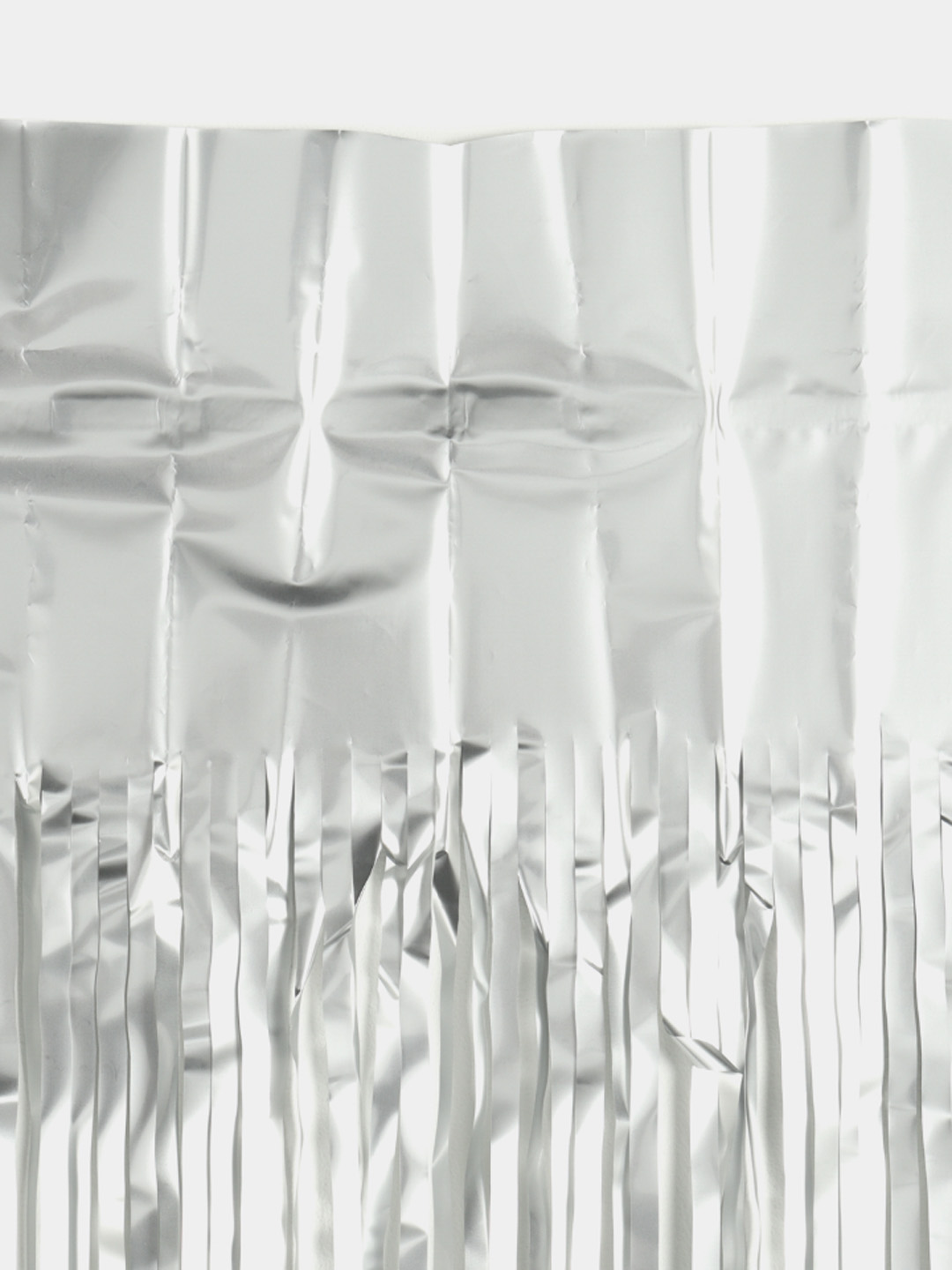 Дождик для фотозоны ZHIYU MENG матовый серебряный 2х1м 4 штуки - фото 2