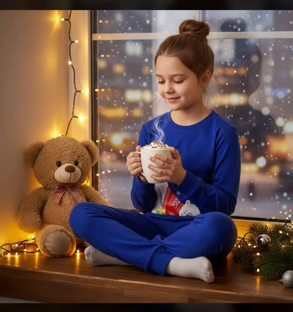 Пижама ULTRA ПЖ-1818-Ул василек медведь - фото 2