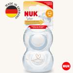 Пустышка Nuk силикон ортодонтическая от 0 мес. 2 шт.