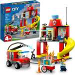 Конструктор LEGO City Пожарная часть и машина 153 дет.