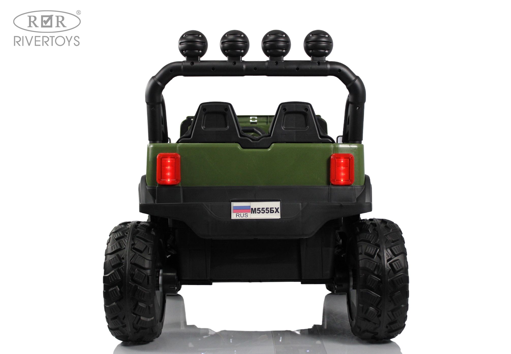 Электромобиль RIVERTOYS М555БХ-NEW-GREEN С пультом ДУ - фото 4