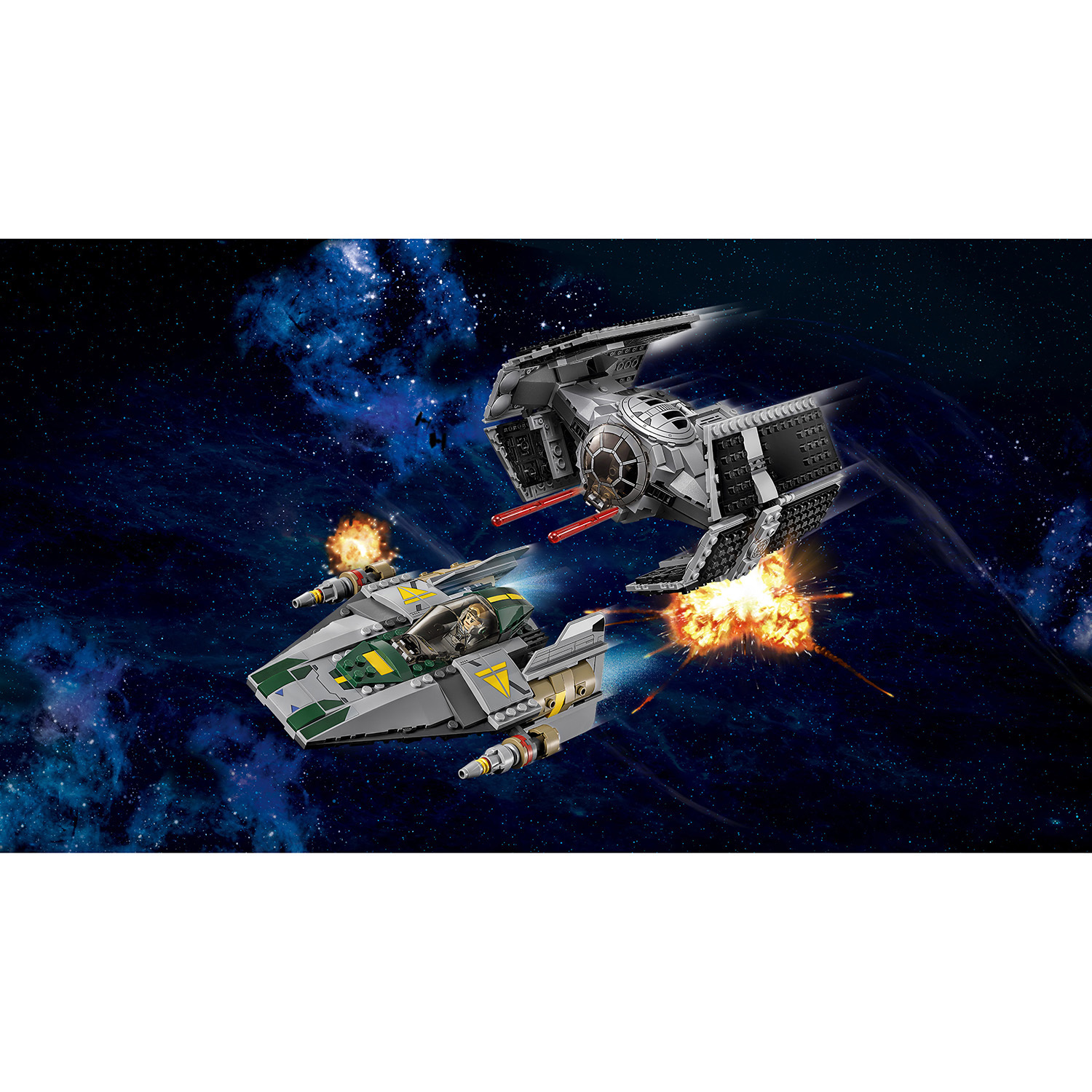 Конструктор LEGO Star Wars СИД Дарта Вейдера vs A-Wing блочный - фото 5