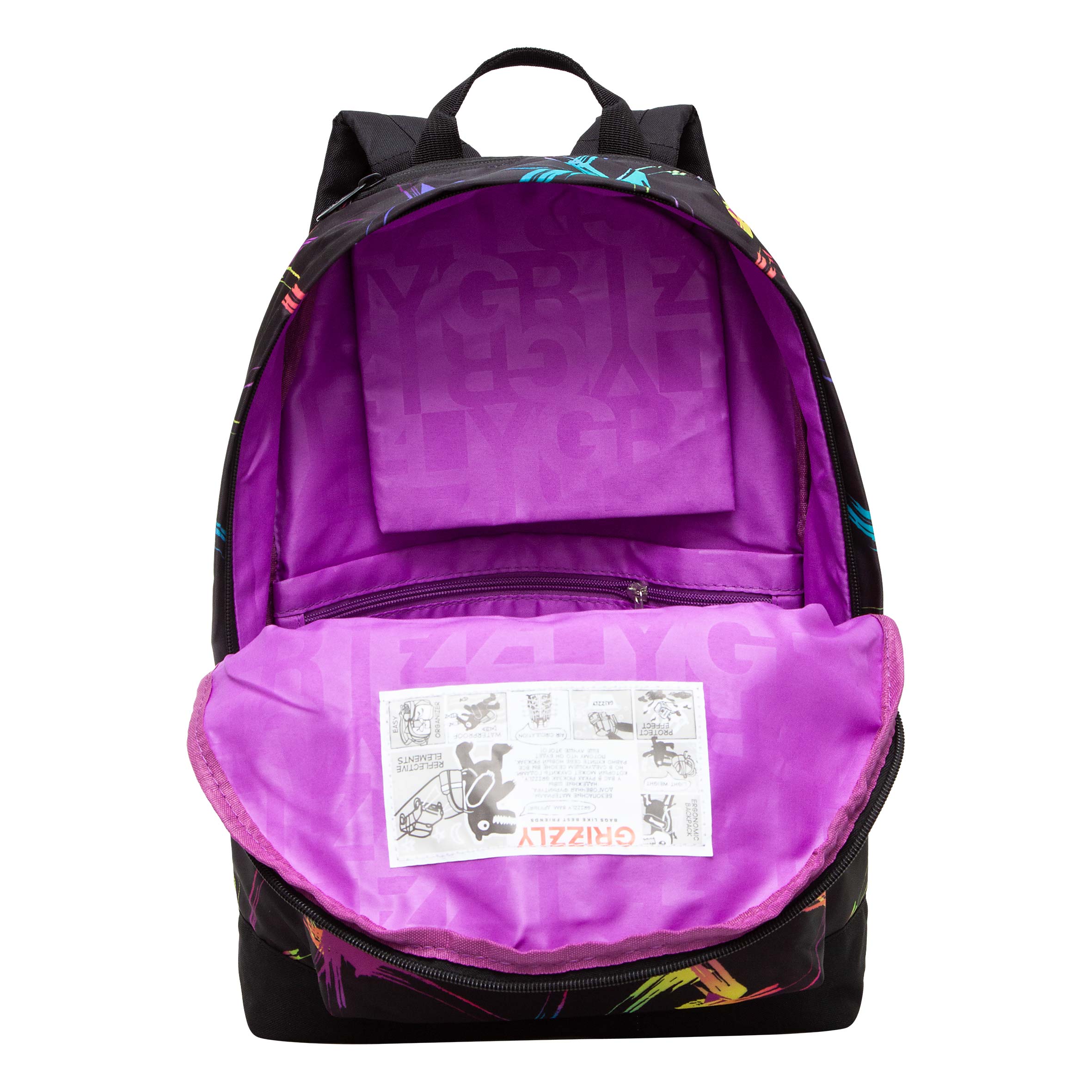 Рюкзак Grizzly Кляксы - фото 4