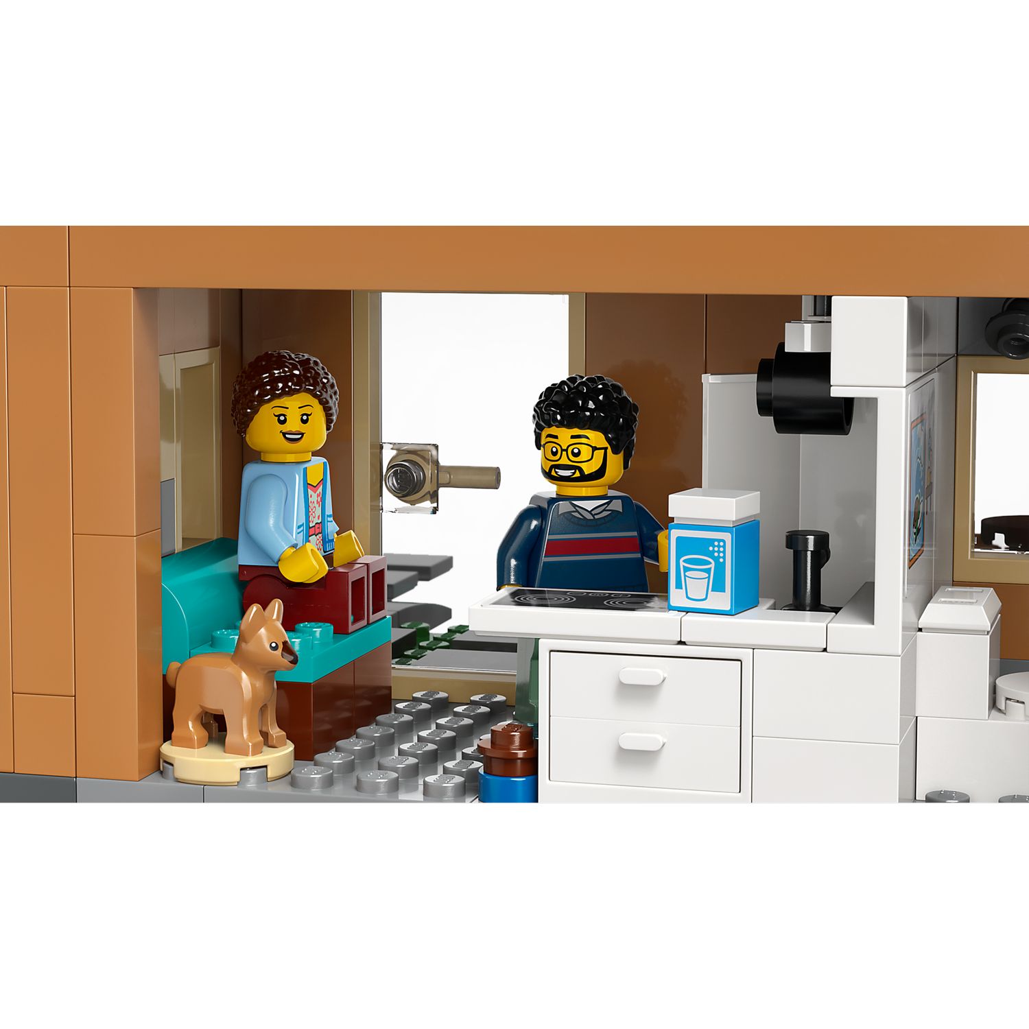 Конструктор LEGO City Family House and Electric Car блочный - фото 5