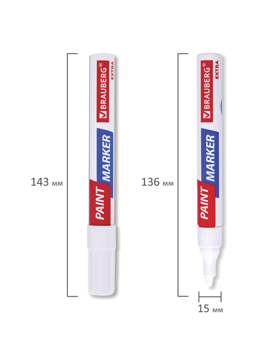 Маркеры Brauberg 12 цв. - фото 7