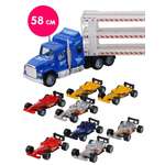 Игровой набор Handers Трейлер с машинками 58 см 1:32