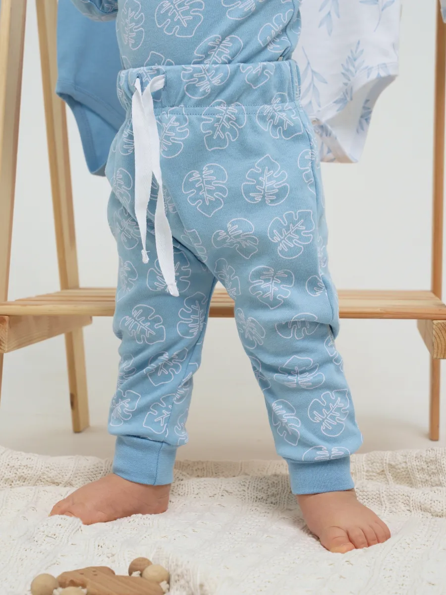 Штанишки 3 шт Супер Пупс нбр/3пр/шт/sk21/синийлисточкиветочки - фото 16