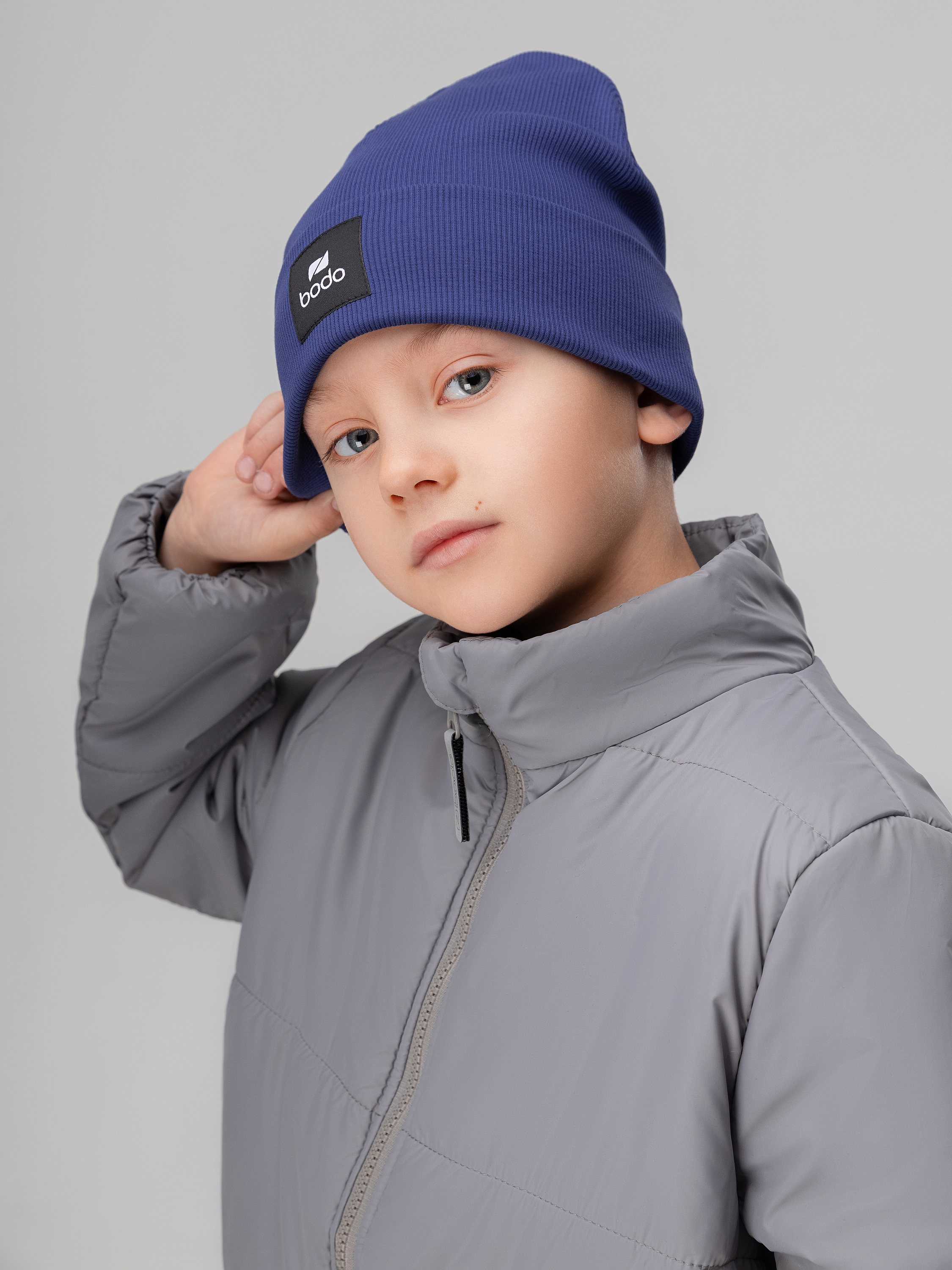 Шапка Bodo 10-271MU_индиго - фото 2