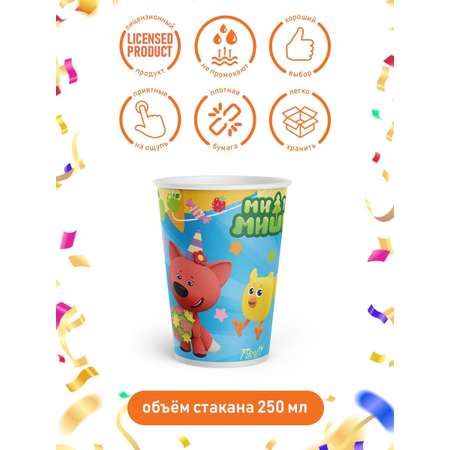 Стакан PRIORITY Мимимишки 250 мл 6 шт в упаковке