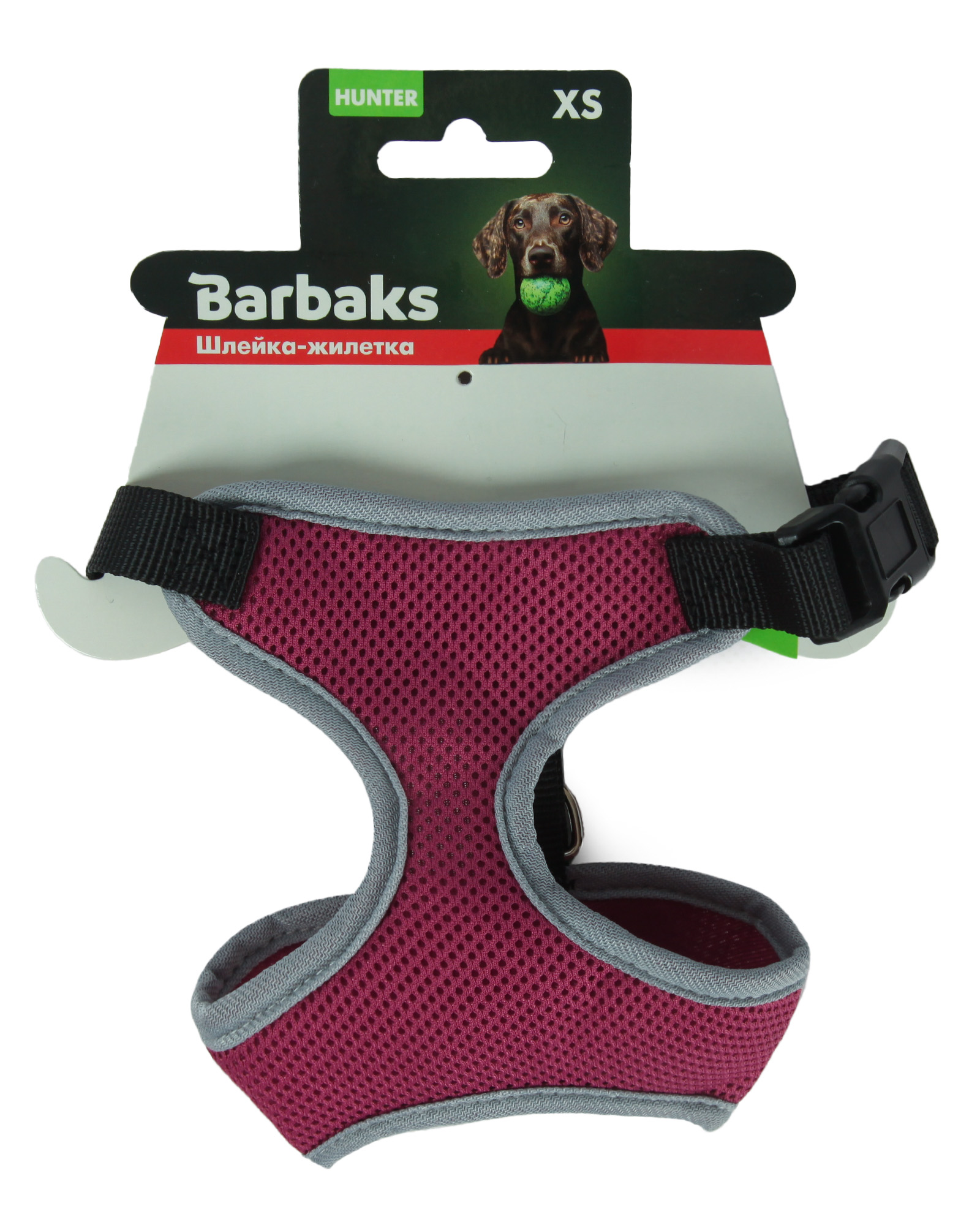 Шлейка-жилетка для собак мелких пород Barbaks со светоотражающей окантовкой XS (шея: 22см грудь: 28-41см) - фото 6