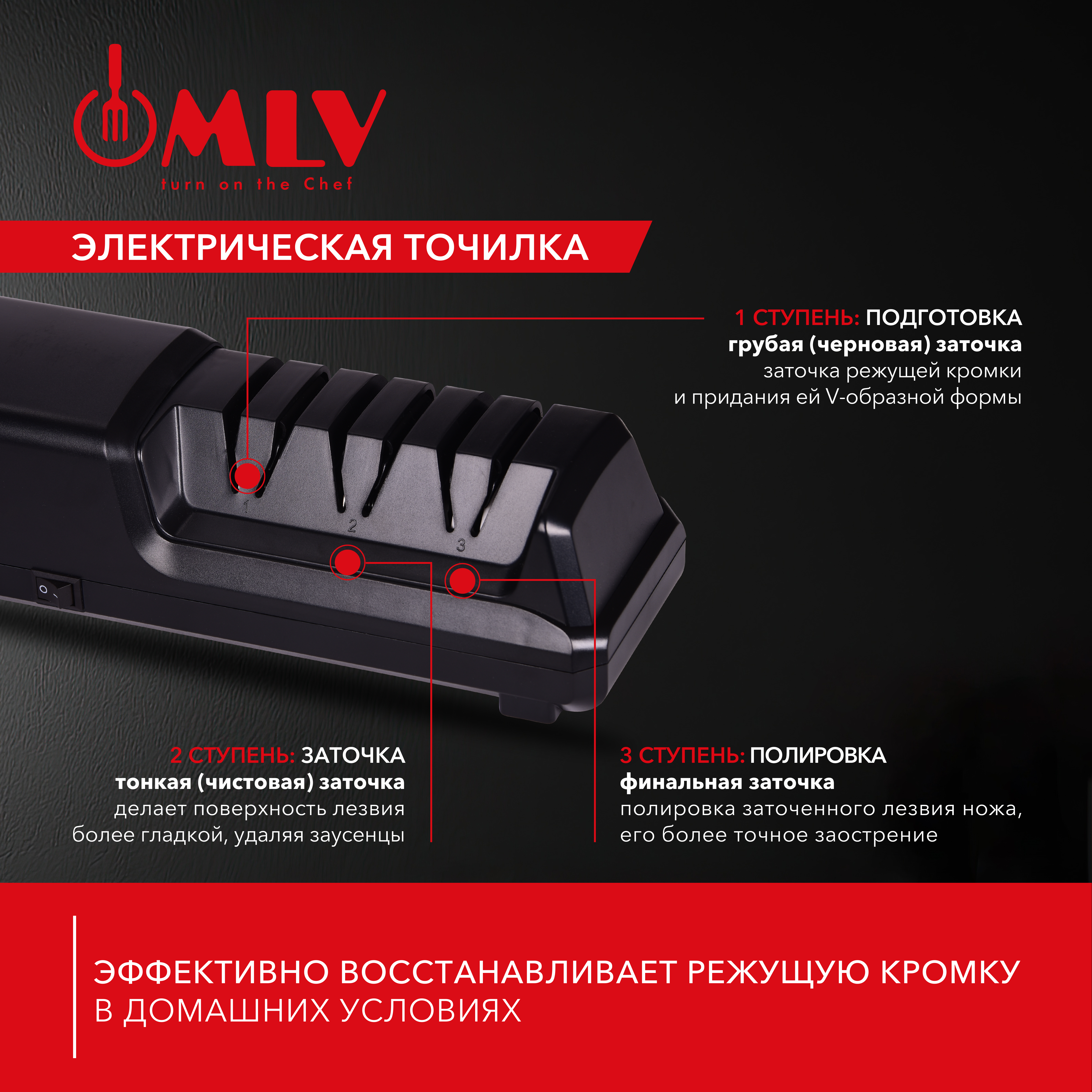 Электрическая точилка Moulin Villa AIMI - фото 3