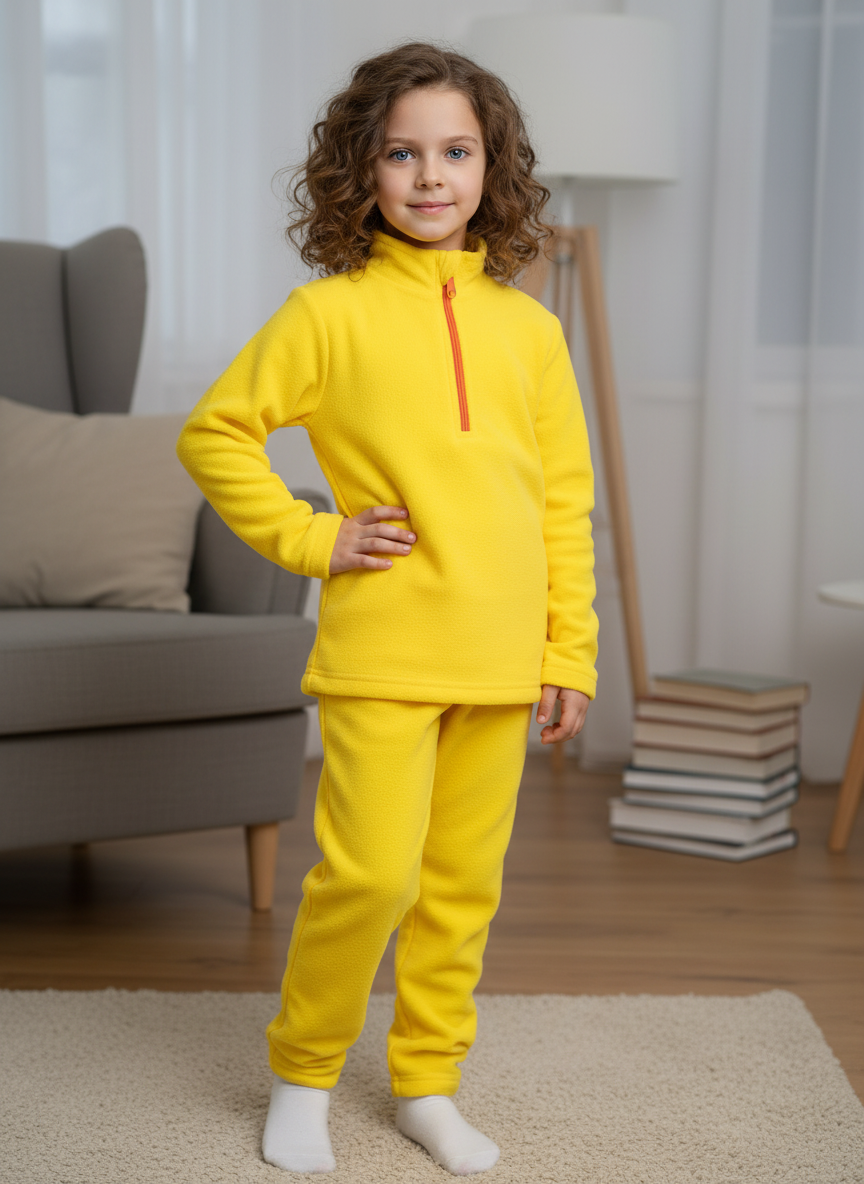 Толстовка и брюки Утенок 7052г(ш) желтый - фото 2