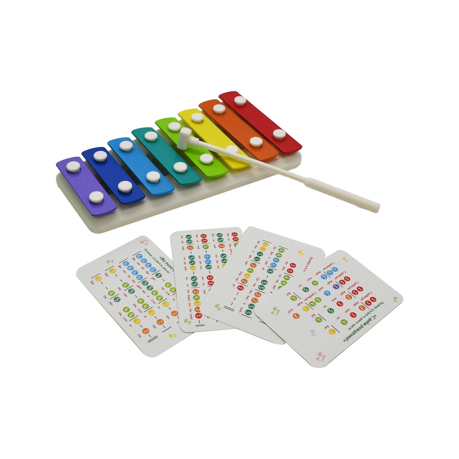 Игрушка музыкальная BabyGo Стучалка металлофон - фото 17