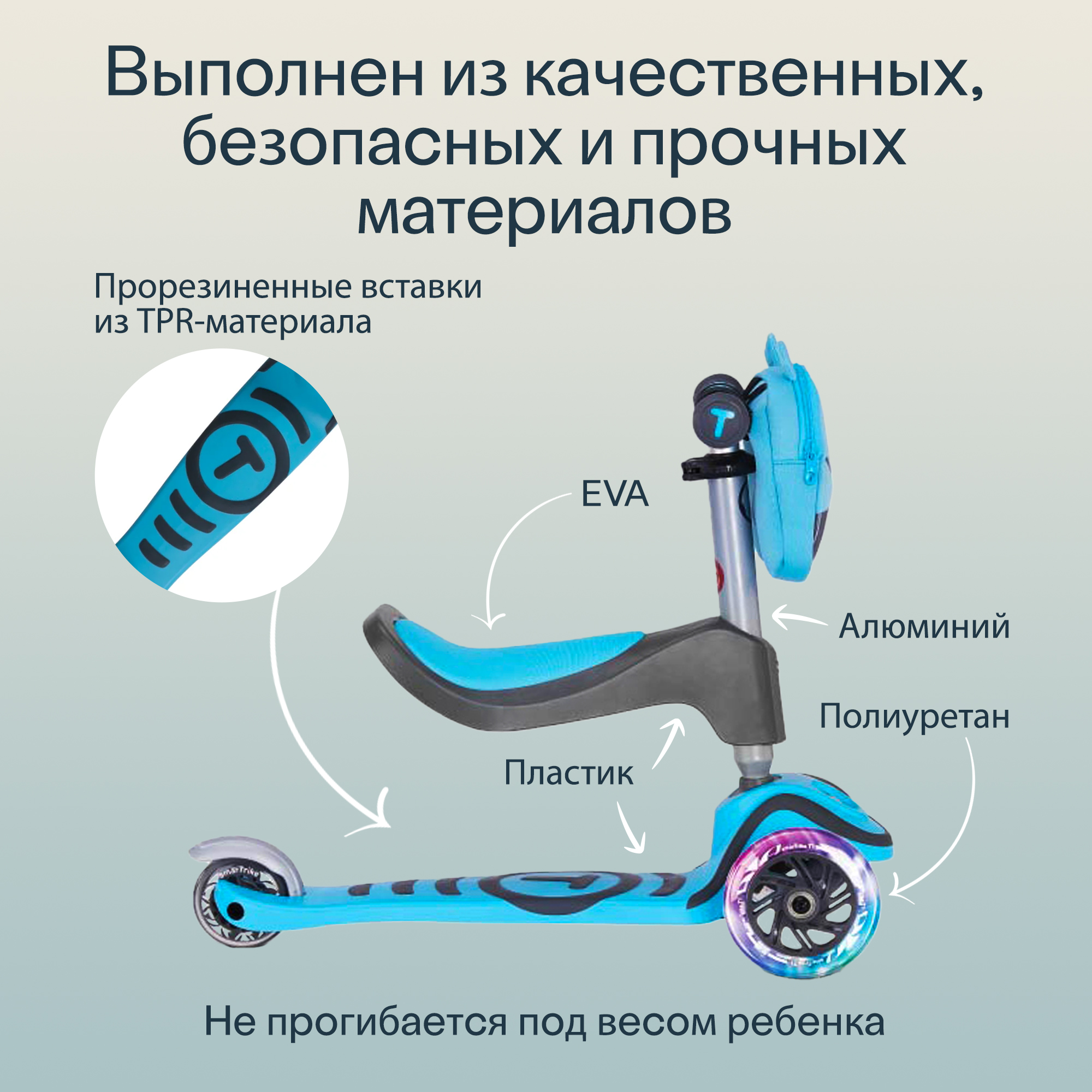 Самокат SmarTrike трехколесный - фото 9