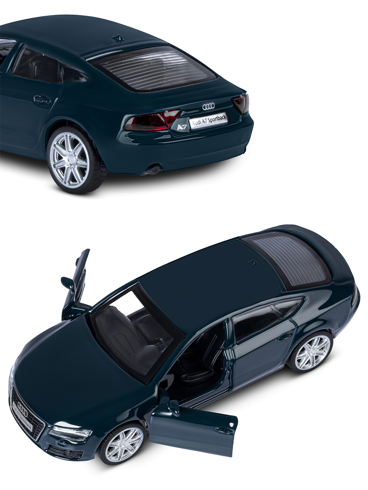 Автомобиль АВТОпанорама Audi A7 1:43 JB1251271 - фото 10