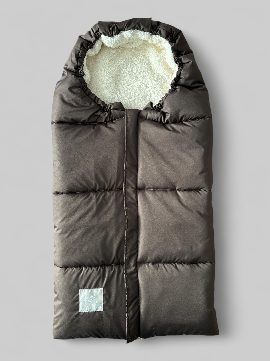 Конверт в коляску Bunnyphant коричневый - фото 2