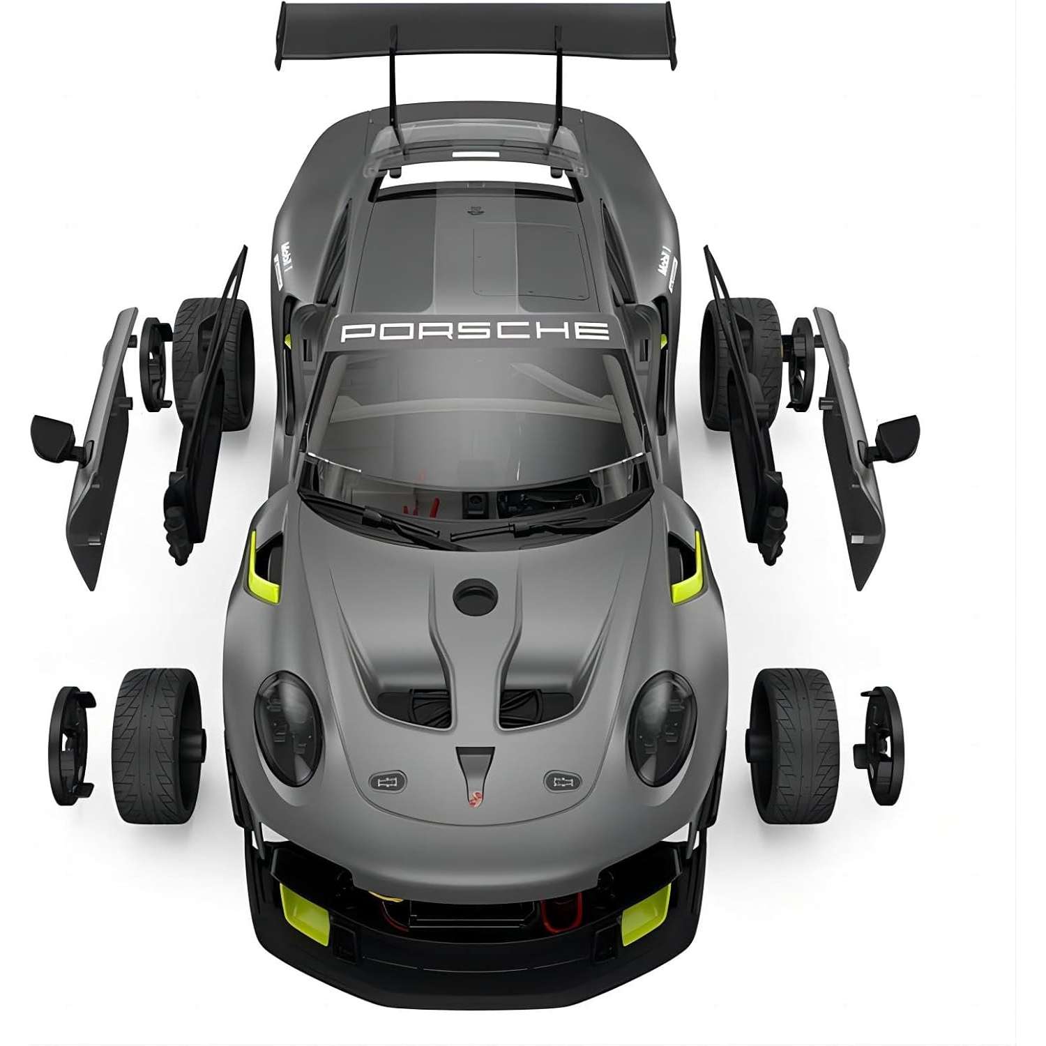 Конструктор Rastar Porsche 911 GT2 68 дет. - фото 4