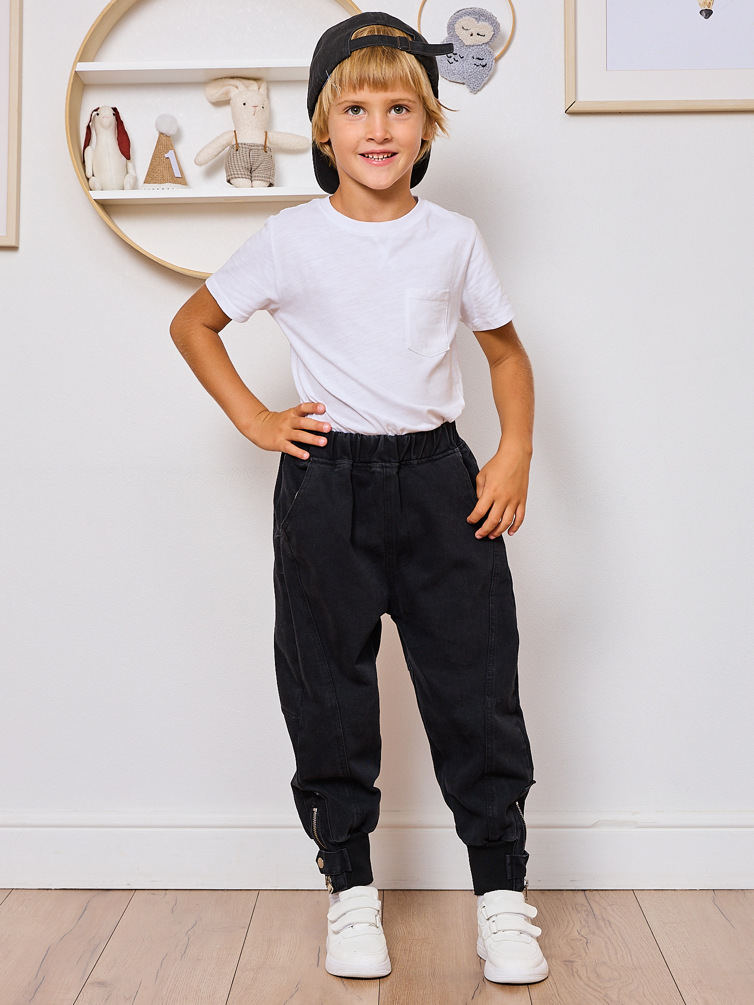 Джоггеры Artcher Jeans0014Джоггеры_черные - фото 7