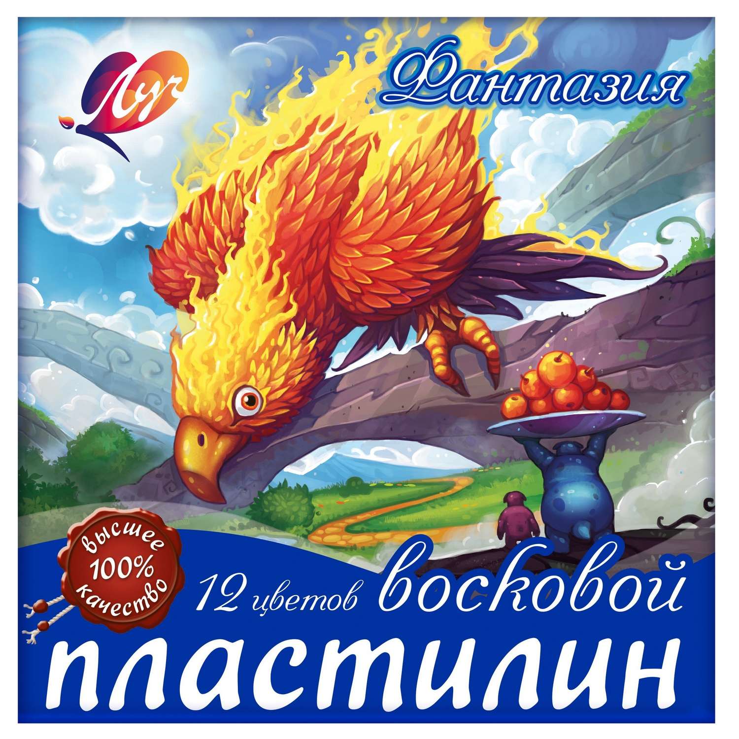 Пластилин Луч восковой 12 цв. в ассортименте - фото 7