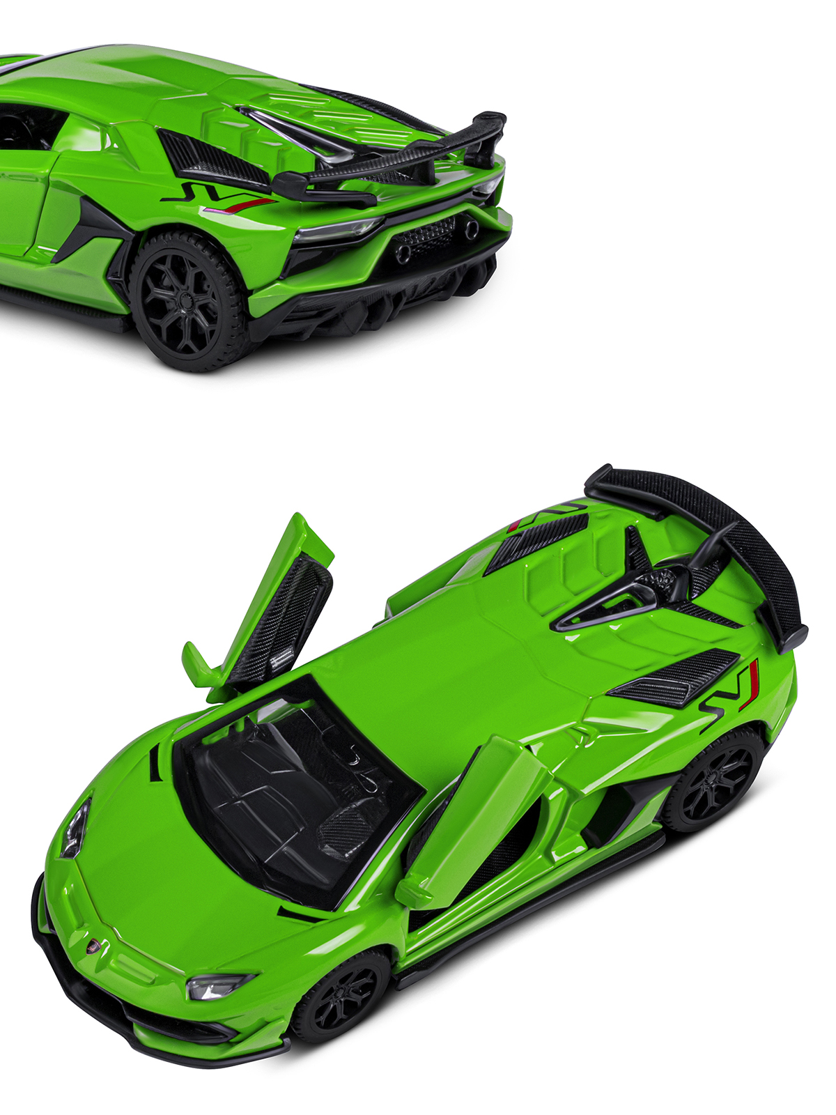 Автомобиль АВТОпанорама Lamborghini Aventador SVJ 1:43 JB1251218 - фото 9