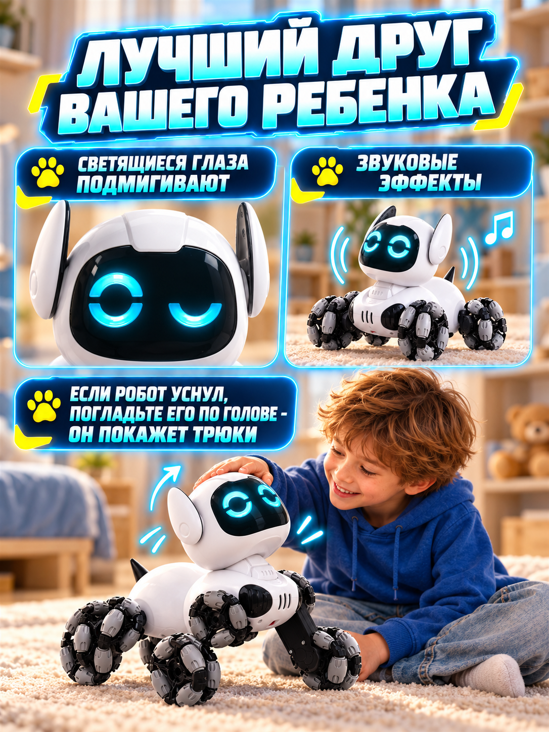 Робот РУ Smart Baby Робопес - фото 4
