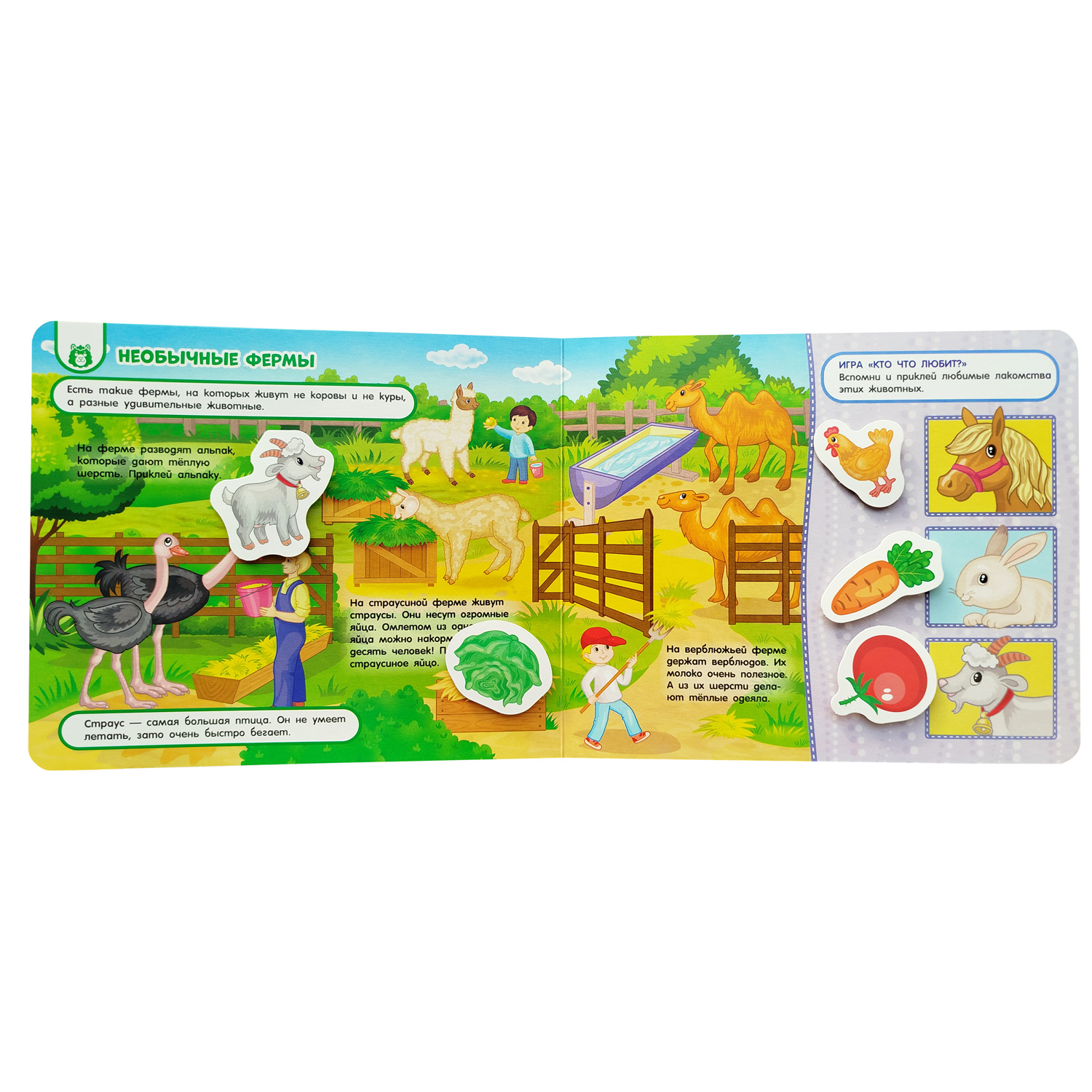 Книга Росмэн На ферме Книга с липучками - фото 4